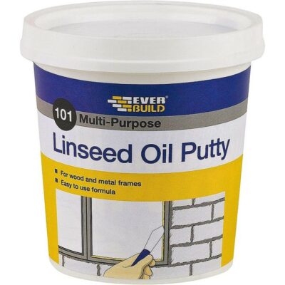 EverBuild 500g 101 MultiPurpose Linseed Oil Putty - Natural EVBMPPN05