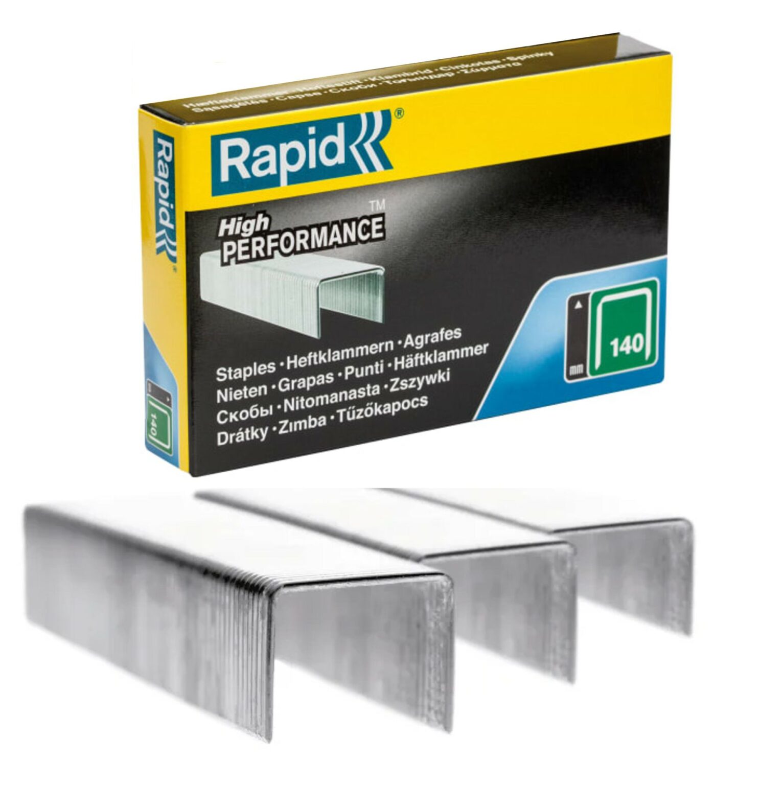 Rapid 140/12 Galvanised 12mm Staples (Box of 2000) RPD14012 at Wades