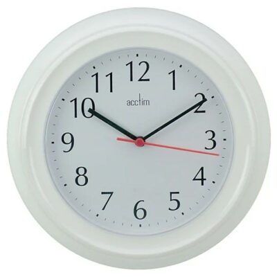 Acctim Wycombe Wall Clock - White  0020630