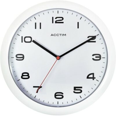 Acctim Aylesbury Wall Clock - White  JV394