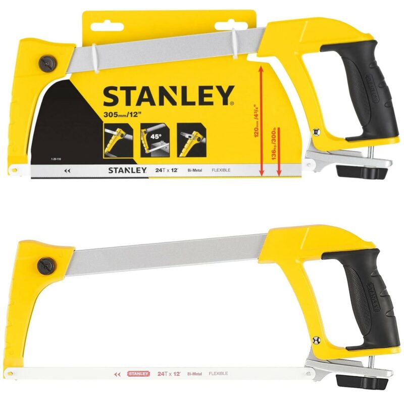 Stanley 300mm DynaGrip Heavy-Duty Hacksaw STA120110