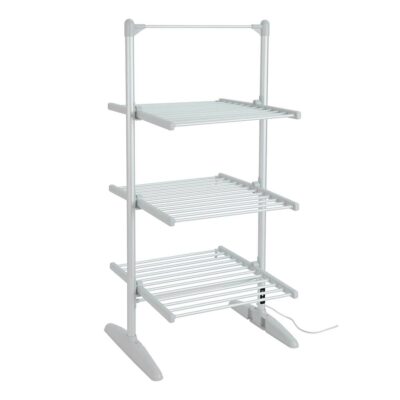 Igenix 3 Tier Heated Airer with Cover - Silver  IGHA02236S