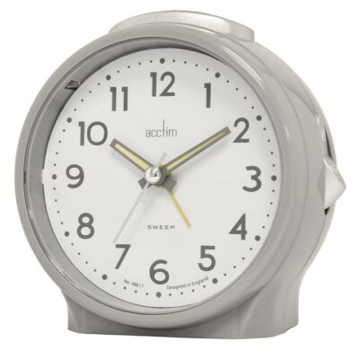 Acctim Elsie Alarm Clock - Pigeon Grey 0022396