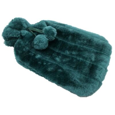 Blue Canyon 2L Hot Water Bottle with Fur Cover - Emerald  0490332