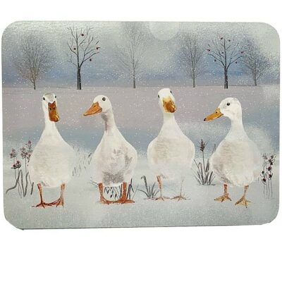 Home Living 6 Placemats - Winter Ducks 2653170