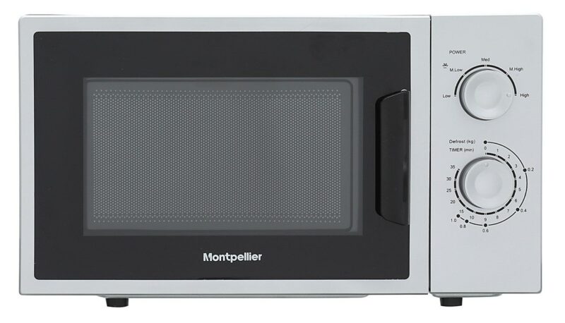 Montpellier 20L Microwave - Silver   MMW21SIL