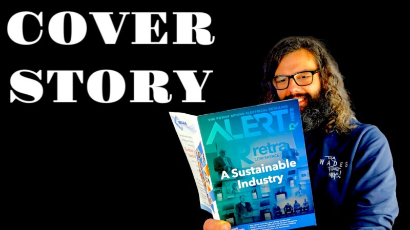 Monthly Vlog - Luke on Alert Retra magazine front cover.