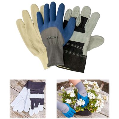 Briers Mens All Round Gloves Triple Pack - Large 0862758