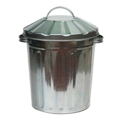 Home Hardware Galvanised Dustbin and Lid 2574450