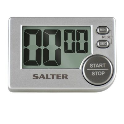 Salter Big Button Electirc Timer - Silver 397SVXREU16