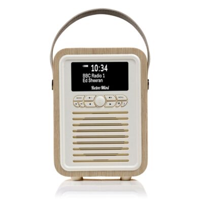 VQ Retro Mini DAB Radio - Oak VQMINIOK