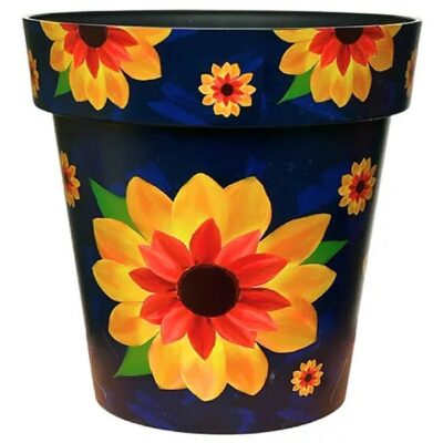 Creekwood 22cm Indoor Plant Pot - Sunflower 0891705