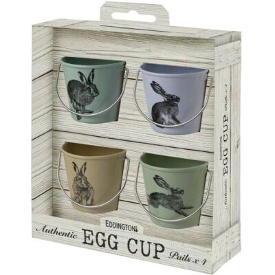 Eddingtons 4 Egg Cup Pails - Country Hare 1641515
