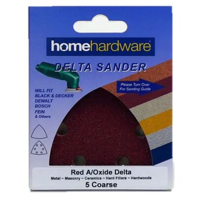 Home Hardware Delta Sander 5 Coarse Sanding Sheets 2601824