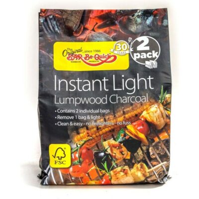 Bar-Be-Quick Instant Light Lumpood Charcoal - 2 Pack 2825498