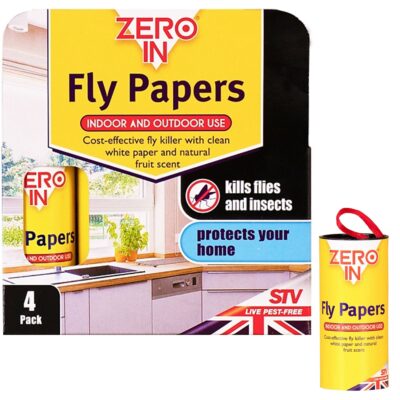 STV Zero In Fly Papers x 4 Rolls 5641660