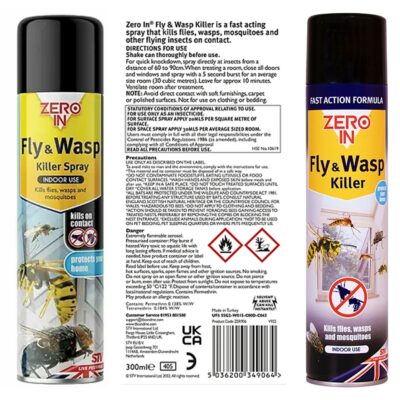 STV Zero In 300ml Fly and Wasp Killer Spray 5641697