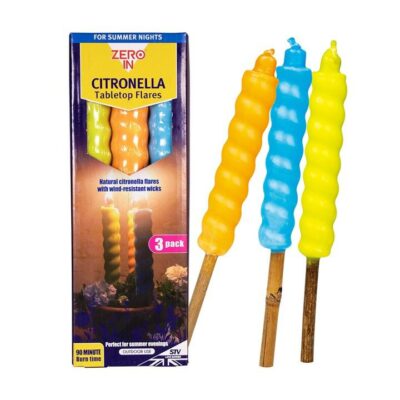 STV Citronella Table Top Flares  - 3 Pack 5643888