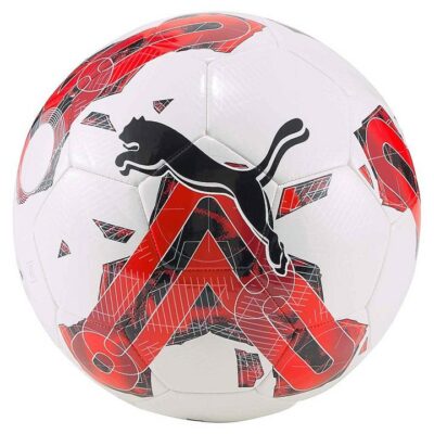 Puma Orbita 6 MS Training Football - Size 5 - White and Red P083787025