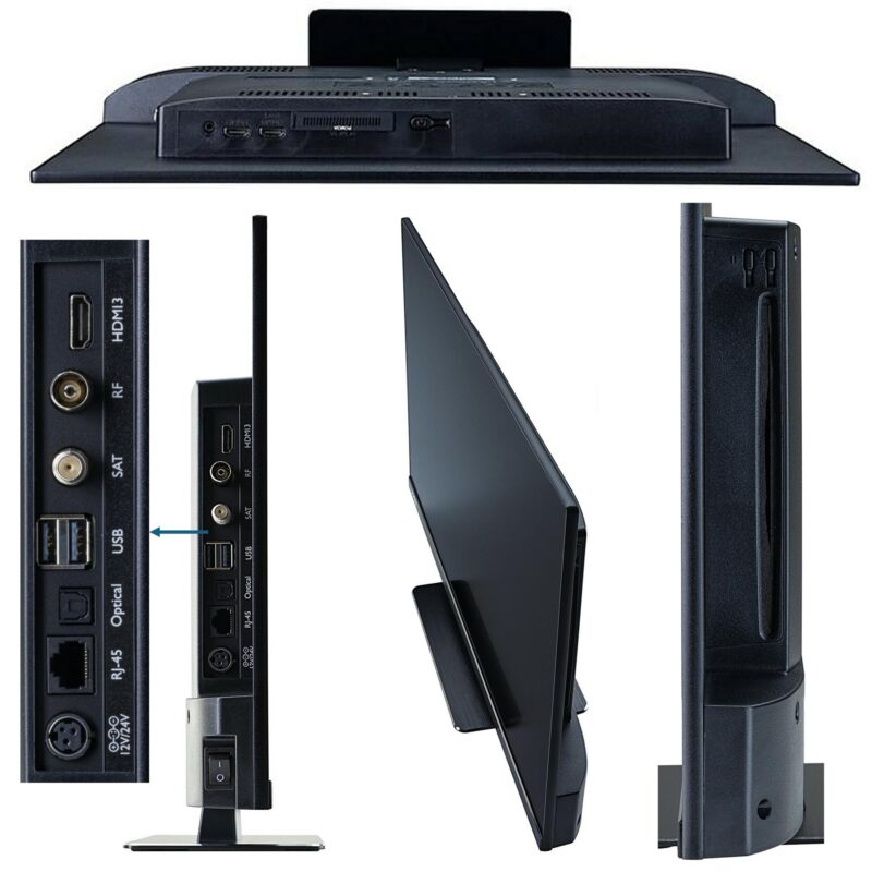 Different Viewpoints - Connection Ports and DVD Player