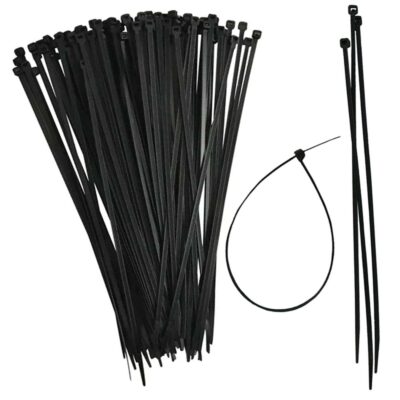 Faithfull 100 Nylon Cable Ties -  Black