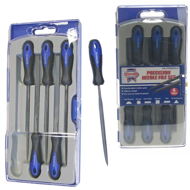 Faithfull 6 Piece Precision Needle File Set FAIPPNEEDLE