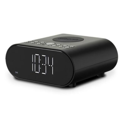Roberts Ortus DAB Charge - DAB/DAB Plus/FM Radio Alarm Clock and with Built-In Wireless Phone Charger  ORT-CHARGEDBK