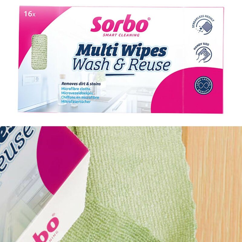 Sorbo Wash and Re-Use Multi-Wipes   6580390