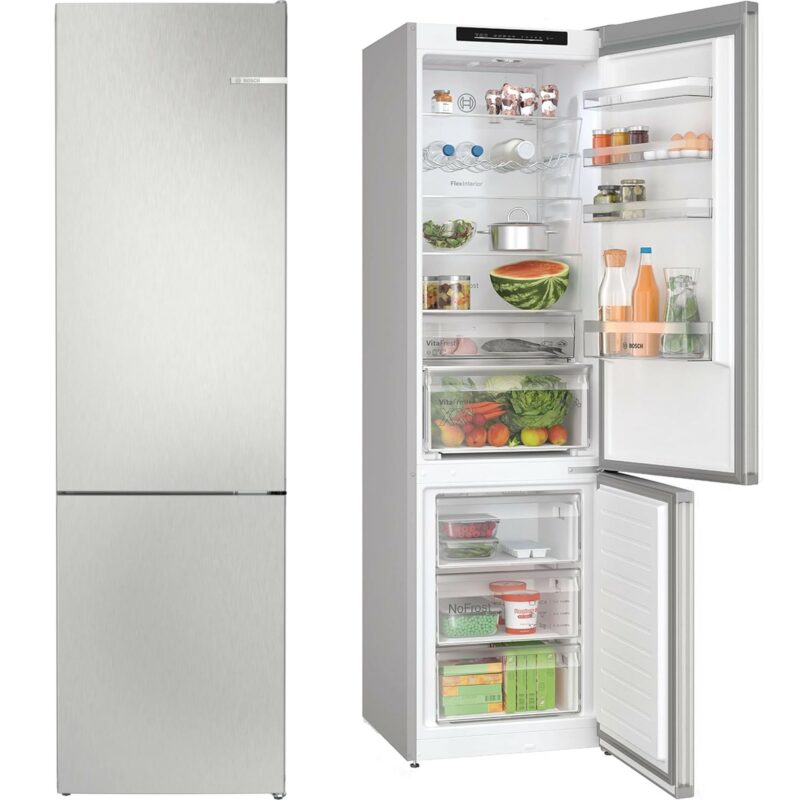 Bosch Frost Free Fridge Freezer - Inox KGN392LDFG