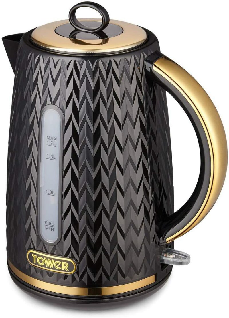 Tower 1.7L Empire Kettle  - Black  T10052BLK