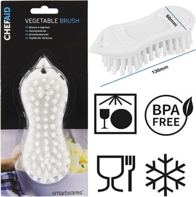 Chef Aid Vegetable Brush - White  1610728