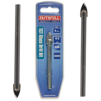 Faithfull 6mm Tile and Glass Drill Bit FAIGD6