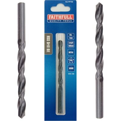 Faithfull 7mm HSS Jobber Drill Bit FAIPP700