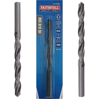 Faithfull 8.5mm HSS Jobber Drill Bit FAIPP850