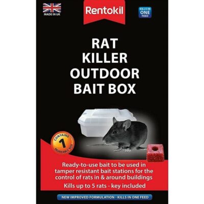 Rentokil Rat Killer Outdoor Bait Box   PSR71