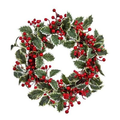 Three Kings 40cm Christmas Wreath - Holly Berry   0541287