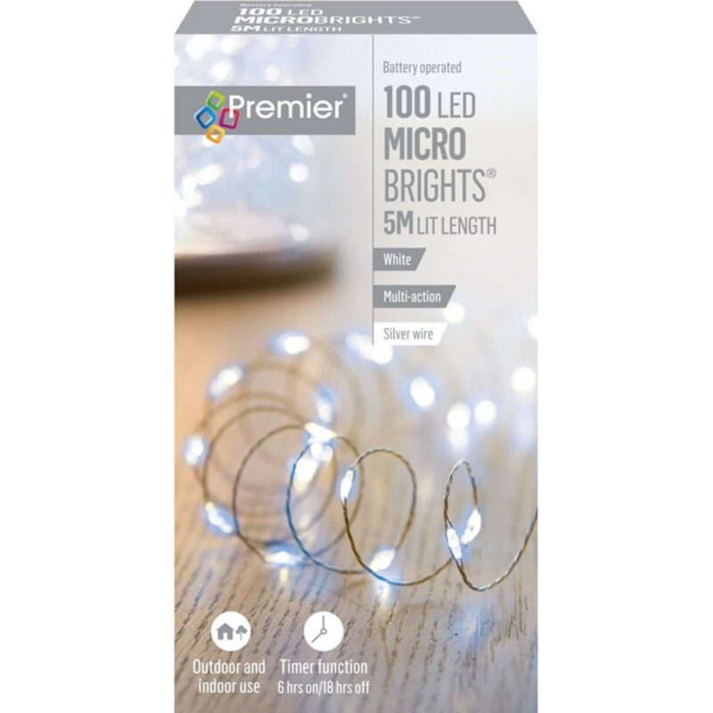 Premier 100 LED Micro Brights - White 5186440 (LB151210W)