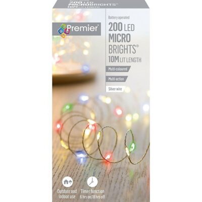 Premier 100 LED Micro Brights - Multi Coloured 5186456 (LB151211M)