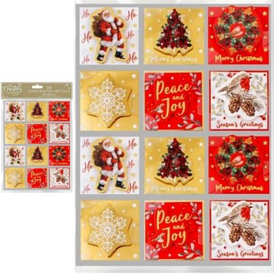 RSW 24 Handcrafted Christmas Gift Tags - Traditional 5772203