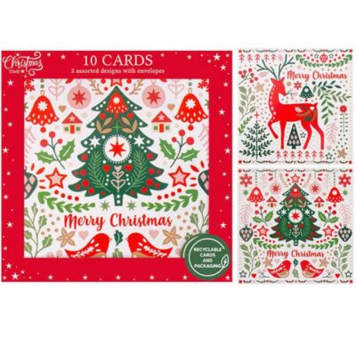 RSW 10 Christmas Cards - Scandi 5772292