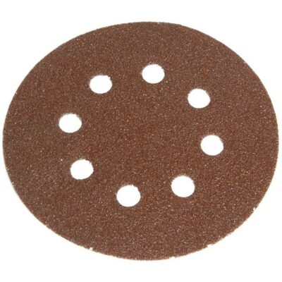 Faithfull 5 Hook and Loop Sanding Discs - Coarse FAISADHL125C