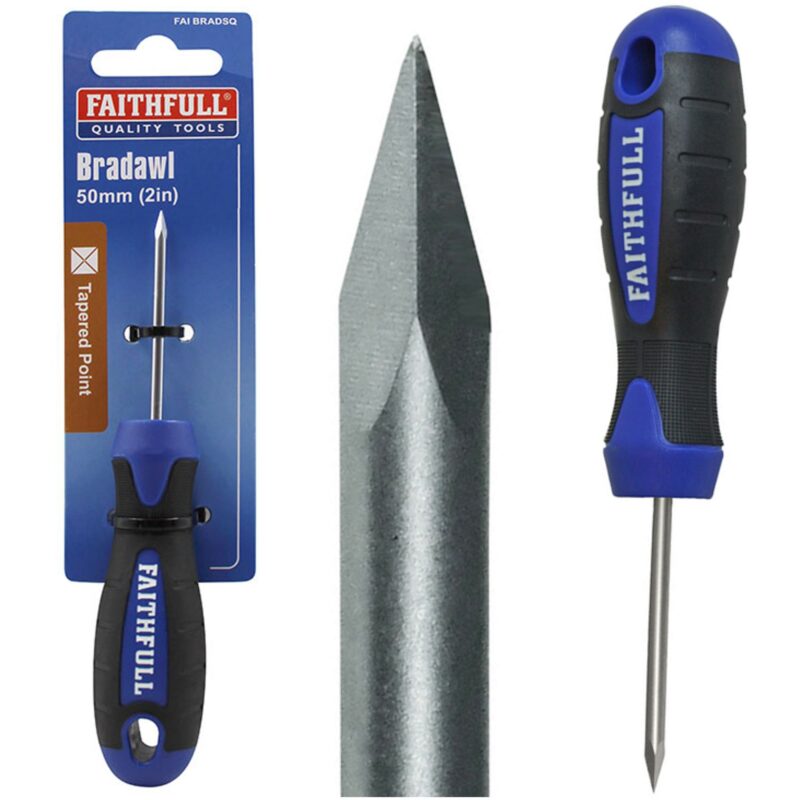 Faithfull 2" Bradawl - Square Shank FAIBRADSQ