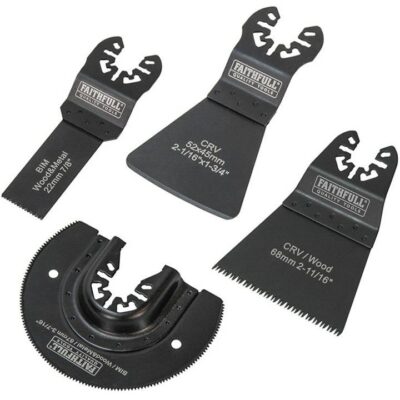 Faithfull Multi-Function Tool Blades  - 4 Piece Flooring Set FAIMFKIT4