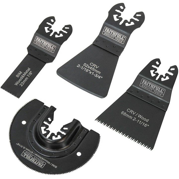 Faithfull Multi-Function Tool Blades - 4 Piece Flooring Set FAIMFKIT4