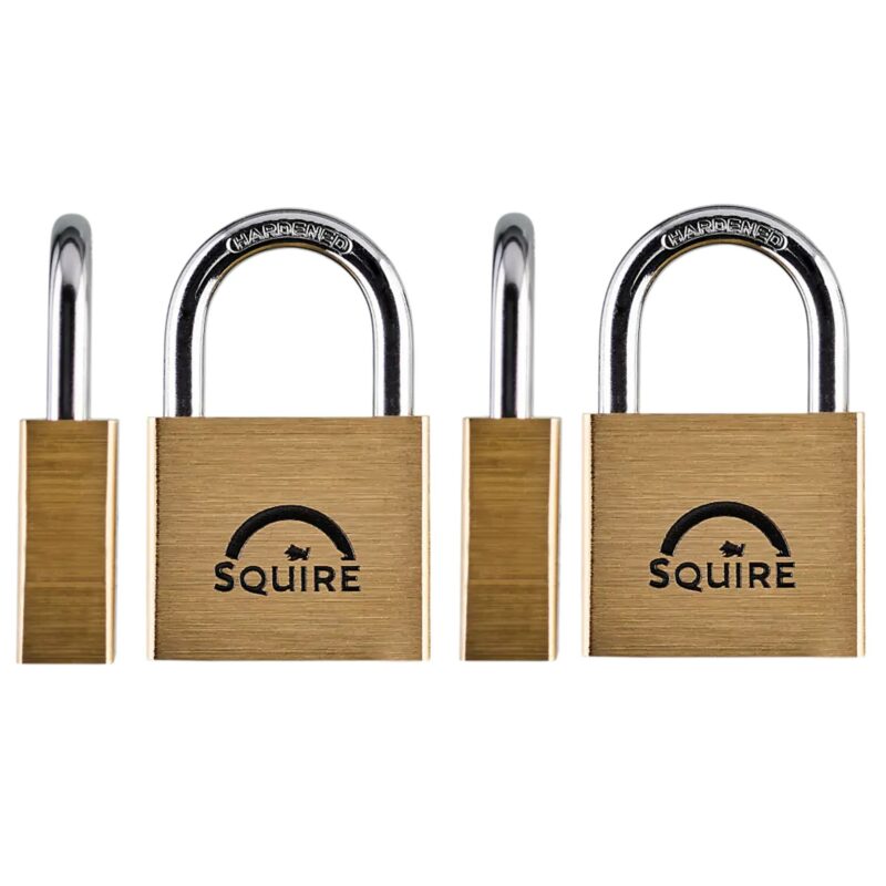 Squire 2 x LN4T Lion Brass Padlocks HSQLN4T