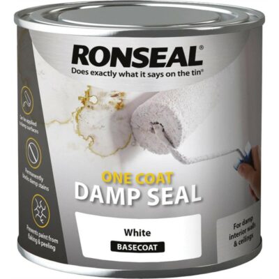 Ronseal 750ml One Coat Damp Seal - White RSLOCDSW500  (6887165)