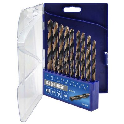 Faithfull 19 Piece HSS Jobber Drill Bit Set XMS24HSSSET