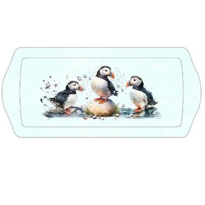 Home Living Long Drinks Tray - Playful Puffins  2653579