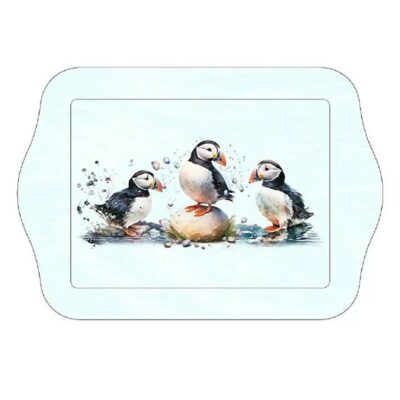 Home Living Trinklet Tray - Playful Puffins   2653584