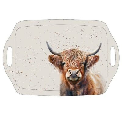 Home Living Tea Tray - Highland Cow 2653700